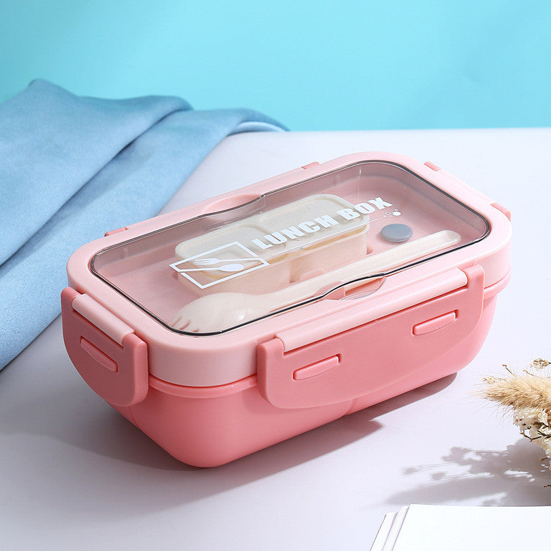 [READY] Aimilo Kotak Bekal Anak Free Sendok Dapat digunakan untuk Microwave Tempat Makan Anak Tk Lunch Box Tempat Bontot BPA Free