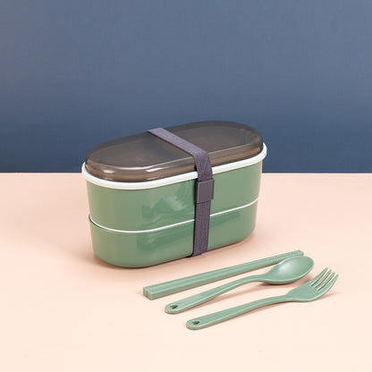 [READY] Aimilo Tempat Makan Anak Tk BPA Free Dapat digunakan untuk Microwave Kotak Bekal Anak Lunch Box Tempat Bontot Free Sendok