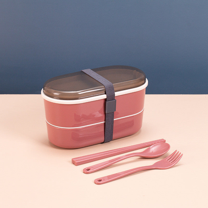 [READY] Aimilo Tempat Makan Anak Tk BPA Free Dapat digunakan untuk Microwave Kotak Bekal Anak Lunch Box Tempat Bontot Free Sendok