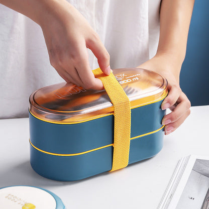 [READY] Aimilo Tempat Makan Anak Tk BPA Free Dapat digunakan untuk Microwave Kotak Bekal Anak Lunch Box Tempat Bontot Free Sendok