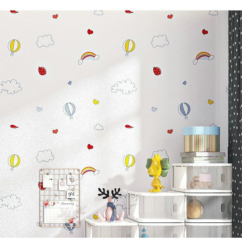 [READY] Aimilo Wallpaper Dinding Kamar Tidur Anak Walpaper Dinding Kamar Aesthetic Tahan Air Stiker Dinding 50x280CM