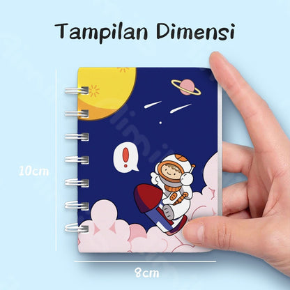 [READY] Aimilo Notebook Mini A7 Buku Kecil Catatan Scrapbook Mini Buku Notes Kecil Alat Tulis Sekolah 50 Lembar