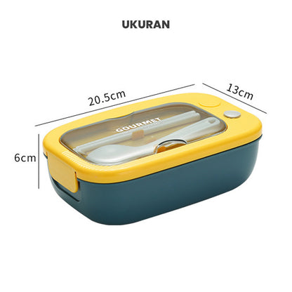 [READY] Aimilo Kotak Bekal Anak Free Sendok Dapat digunakan untuk Microwave Tempat Makan Anak Tk Lunch Box Tempat Bontot BPA Free