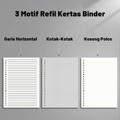 [READY] Aimilo 60 Lembar Kertas Isi Ulang Binder A5/B5 Loose Leaf Refill Buku Binder Aesthetic