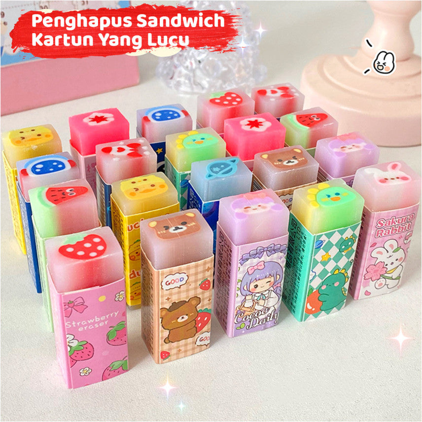 [READY] Aimilo Penghapus Lucu Karakter Penghapus Pensil Astronout Eraser Pencil Alat Tulis Sekolah