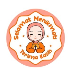 [READY] Aimilo Sticker Thank You Roll Isi 500 Pcs Warna Warni Stiker Terima Kasih Self Adhesive Seal Label Sticker Label