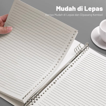 [READY] Aimilo 60 Lembar Kertas Isi Ulang Binder A5/B5 Loose Leaf Refill Buku Binder Aesthetic