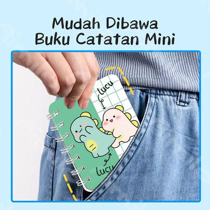 [READY] Aimilo Notebook Mini A7 Buku Kecil Catatan Scrapbook Mini Buku Notes Kecil Alat Tulis Sekolah 50 Lembar