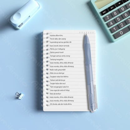 [READY] Aimilo Notebook A5/A7 Buku Diary Aesthetic Buku Jurnal Buku Catatan Buku Note Stiker Buku Tulis Aesthetic Sekolah Stationary