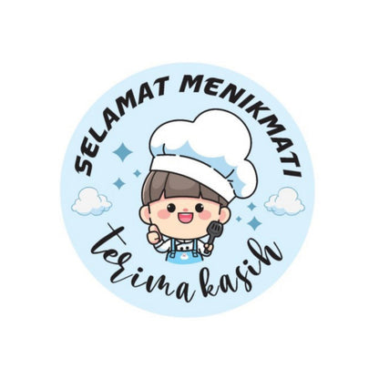 [READY] Aimilo Sticker Thank You Roll Isi 500 Pcs Warna Warni Stiker Terima Kasih Self Adhesive Seal Label Sticker Label