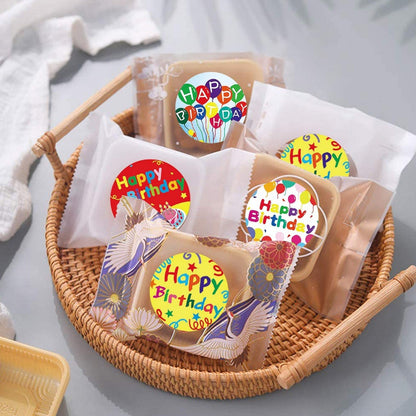 [READY] Aimilo Sticker Thank You Roll Isi 500 Pcs Warna Warni Stiker Terima Kasih Self Adhesive Seal Label Sticker Label