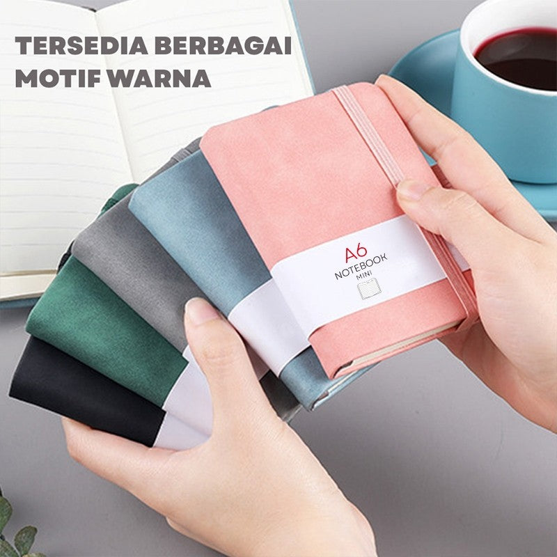 [READY] Aimilo Notebook A6/A5 Pocket Buku Diary Kecil Pertemuan Scrapbook Mini 100 Lembar