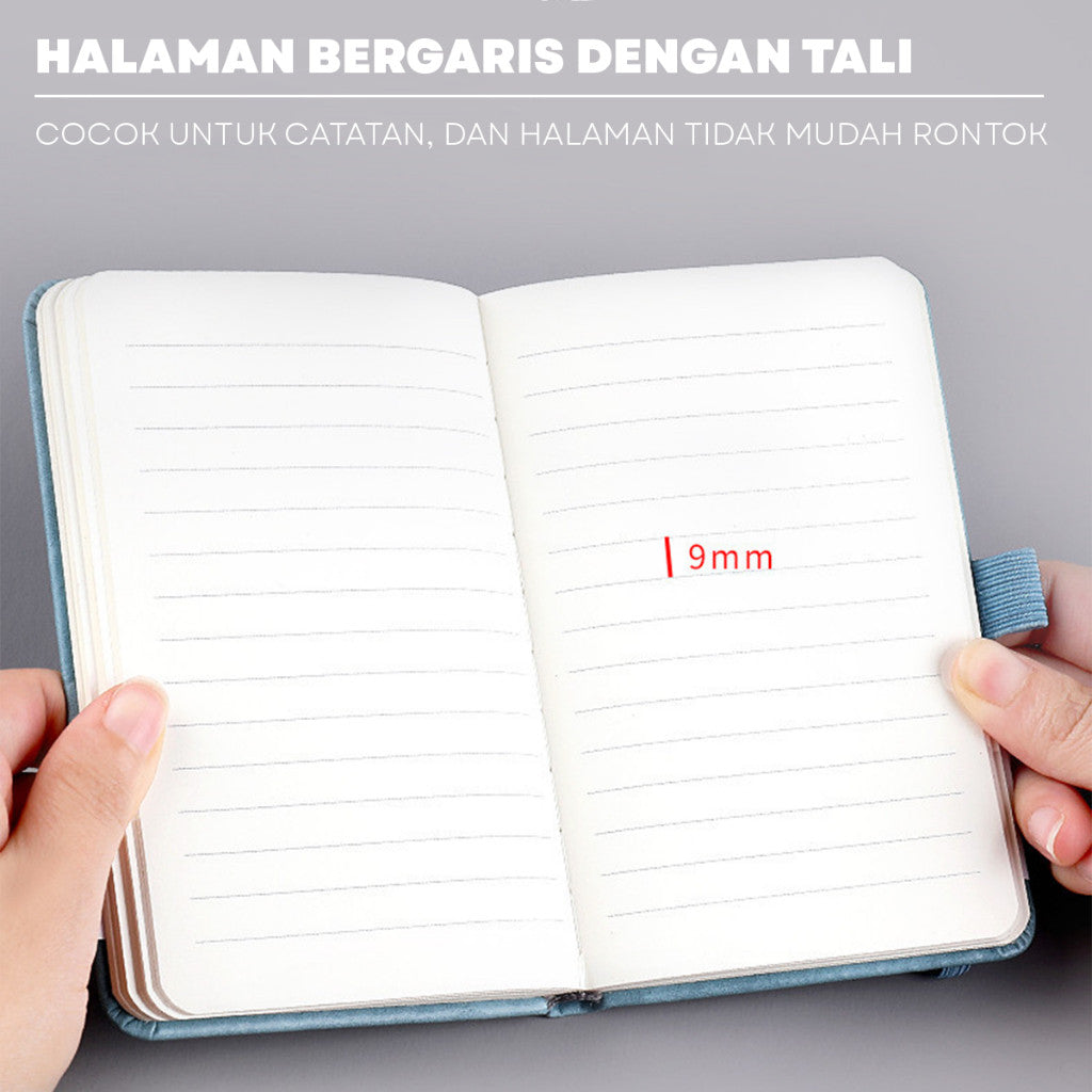 [READY] Aimilo Notebook A6/A5 Pocket Buku Diary Kecil Pertemuan Scrapbook Mini 100 Lembar