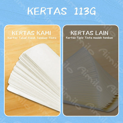 [READY] Aimilo Buku Gambar A4 Sketchbook Buku Sketsa lTebal Vertikal Jilid Spiral 45 Lembar/90 Halaman