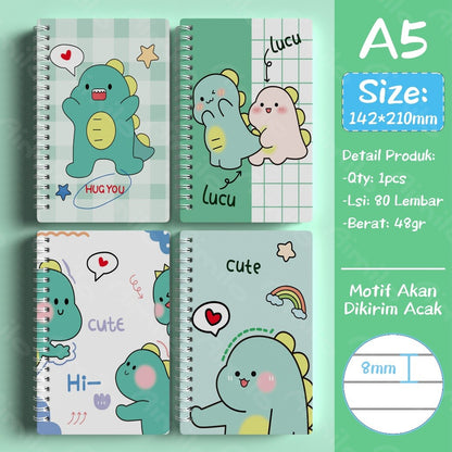[READY] Aimilo Notebook A5/A7 Buku Diary Aesthetic Buku Jurnal Buku Catatan Buku Note Stiker Buku Tulis Aesthetic Sekolah Stationary