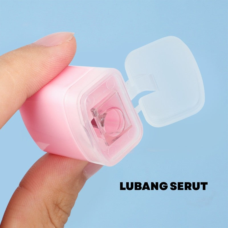 [READY] Aimilo Rautan Serutan Pensil Putar Sharpener Dengan Penutup