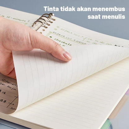 [READY] Aimilo 60 Lembar Kertas Isi Ulang Binder A5/B5 Loose Leaf Refill Buku Binder Aesthetic