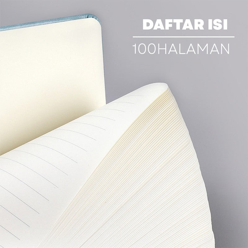 [READY] Aimilo Notebook A6/A5 Pocket Buku Diary Kecil Pertemuan Scrapbook Mini 100 Lembar