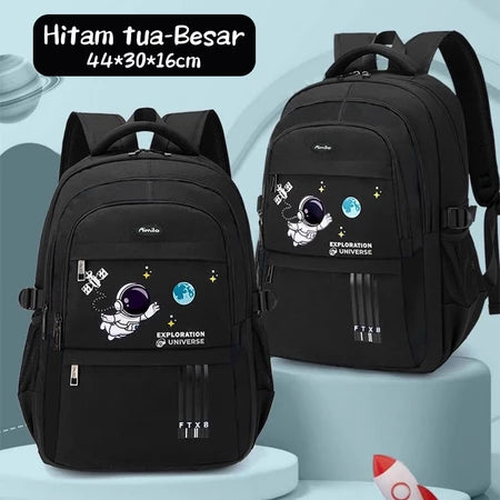 Aimilo Tas Ransel Sekolah Laki Laki Gaya Inggris Tas Ransel SD Tas Ransel Anak