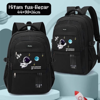 Aimilo Tas Ransel Sekolah Laki Laki Gaya Inggris Tas Ransel SD Tas Ransel Anak