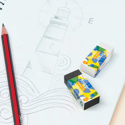 [READY] Aimilo Eraser / Penghapus Pensil Hitam Bebas PVC Bebas Debu Tidak Beracun Alat Tulis Sekolah