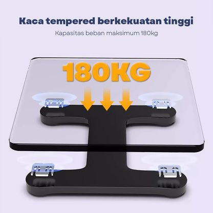 [READY] Aimilo Timbangan Badan Digital Kartun Pengukuran Akurat Timbangan Layar LCD Berat Max 180kg