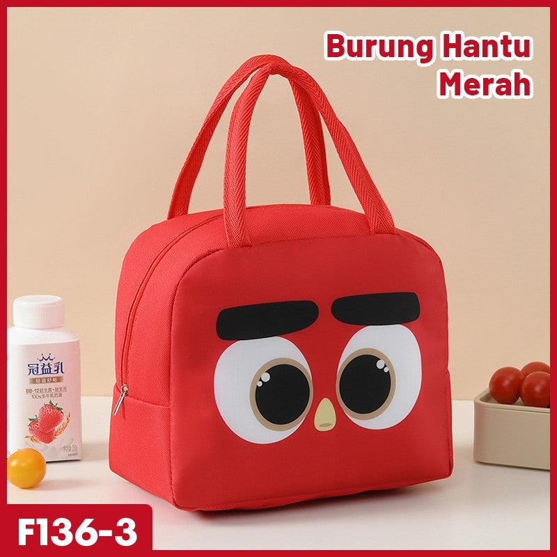 [READY]Aimilo Tas Bekal Anak Lunch Bag Anti Panas Dingin Thermal Bag Tas Lunch Box Kapasitas Besar