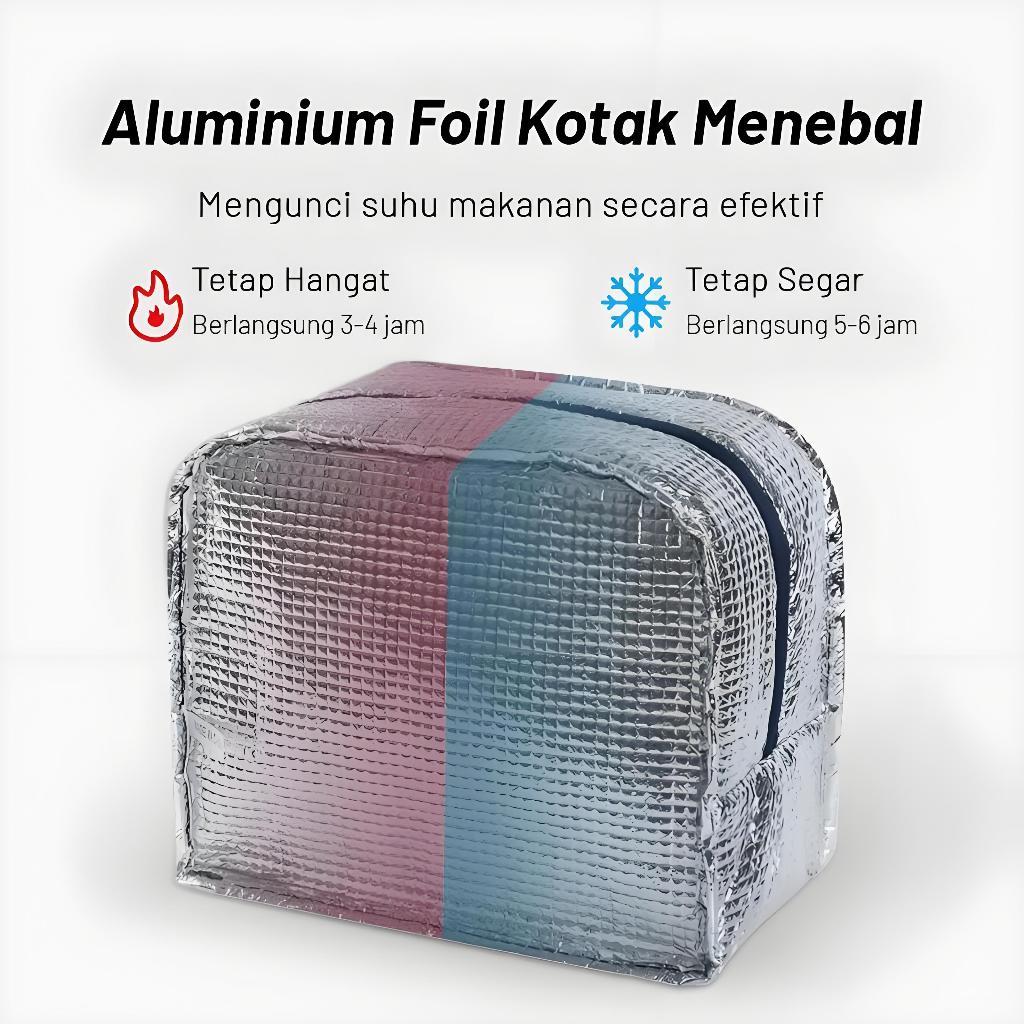 [READY]Aimilo Tas Bekal Anak Lunch Bag Anti Panas Dingin Thermal Bag Tas Lunch Box Kapasitas Besar