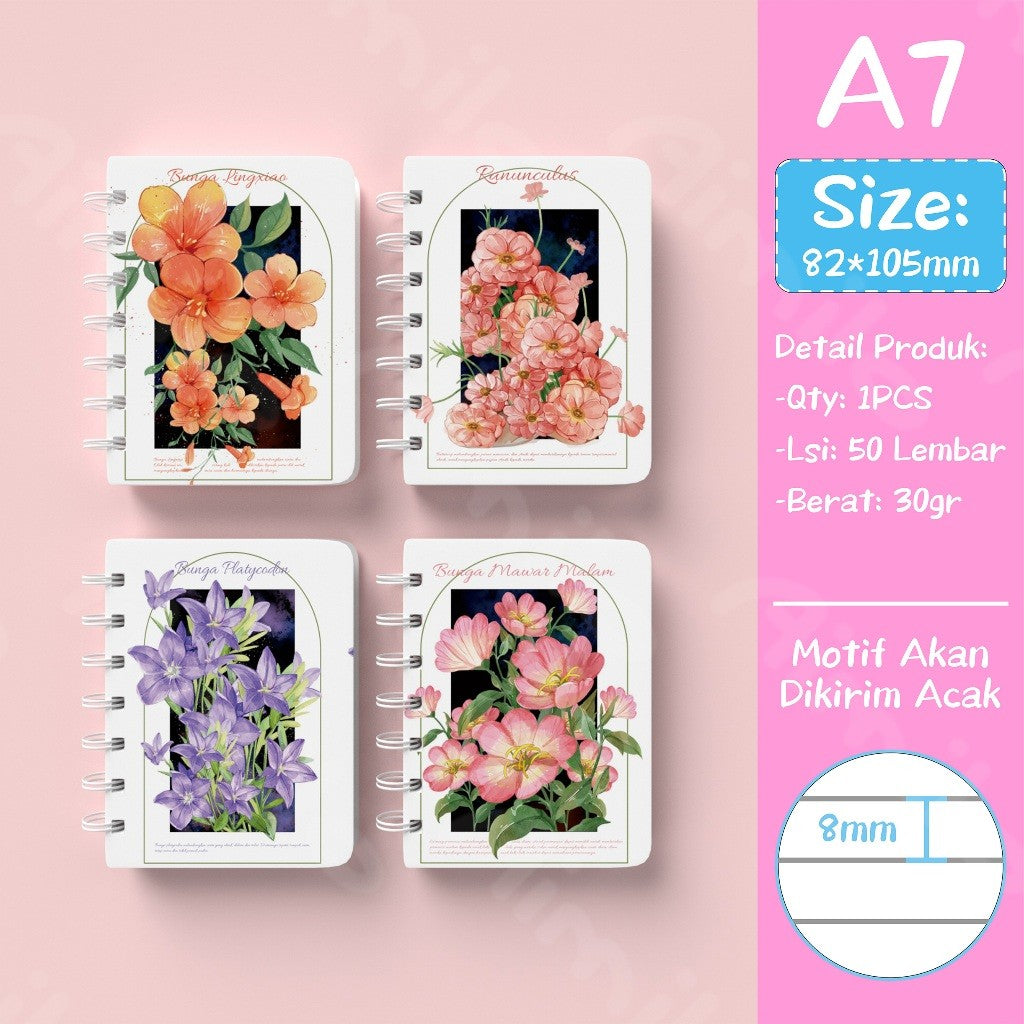 [READY] Aimilo Notebook A5/A7 Buku Diary Aesthetic Buku Jurnal Buku Catatan Buku Note Stiker Buku Tulis Aesthetic Sekolah Stationary