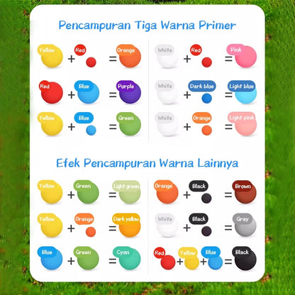 Aimilo Kotak Hadiah Mainan Clay Isi 12 Pcs Clay Warna Warni Mainan Edukasi Anak Hadiah Anak