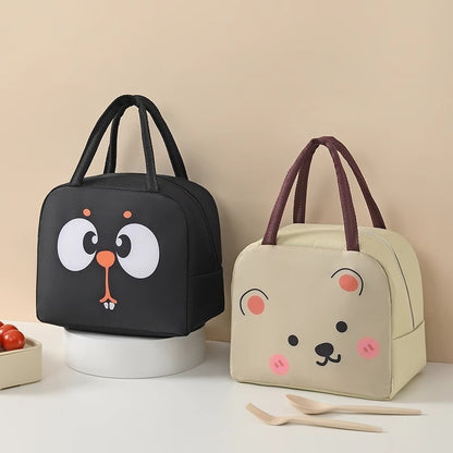 [READY] Aimilo Tas Bekal Makanan Karakter Tas Tempat Makan Pendingin Portabel Lunch Bag Tas Bontot Anak Sekolah