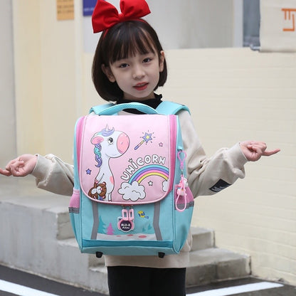 [READY] Aimilo Tas Sekolah Anak Perempuan Tas Sekolah Anak tk/sd Tas Ransel Kapasitas Besar Tahan Air Tebal Kado Anak