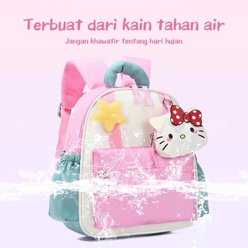 Aimilo Tas Fashion Ransel Anak Tas Sekolah Anak Perempuan Tas Anak TK/SD Kapasitas Besar Tahan Air Tebal Kado Anak