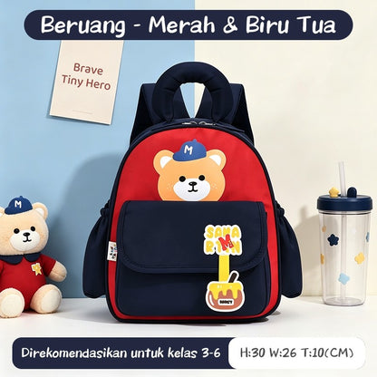 [READY] Aimilo Tas Fashion Ransel Anak Tas Sekolah Anak Perempuan Tas Anak TK/SD Kapasitas Besar Tahan Air Tebal Kado Anak