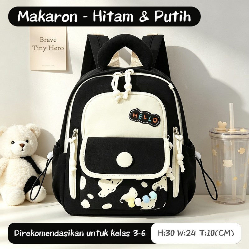 [READY] Aimilo Tas Fashion Ransel Anak Tas Sekolah Anak Perempuan Tas Anak TK/SD Kapasitas Besar Tahan Air Tebal Kado Anak