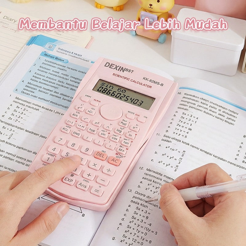 [READY] Aimilo Kalkulator Scientific Calculator 240 Fungsi Kalkulasi 4 Warna