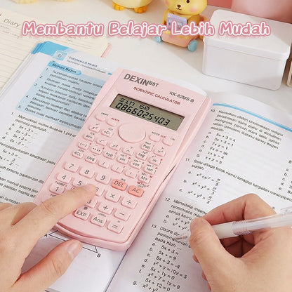 [READY] Aimilo Kalkulator Scientific Calculator 240 Fungsi Kalkulasi 4 Warna