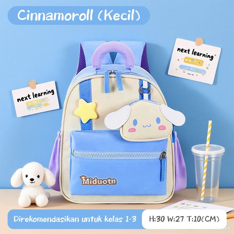 [READY] Aimilo Tas Fashion Ransel Anak Tas Sekolah Anak Perempuan Tas Anak TK/SD Kapasitas Besar Tahan Air Tebal Kado Anak