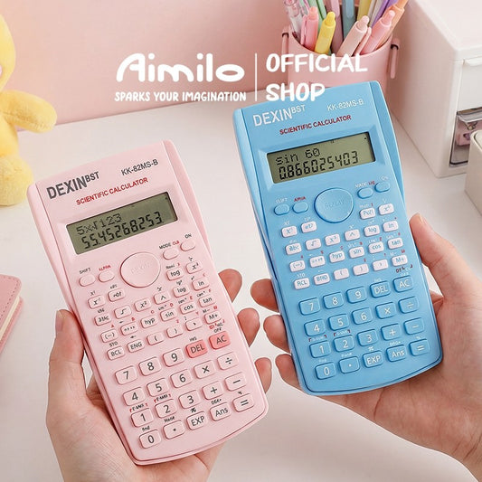 [READY] Aimilo Kalkulator Scientific Calculator 240 Fungsi Kalkulasi 4 Warna