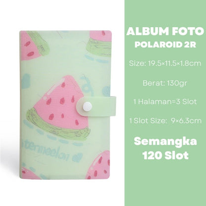[READY] Aimilo Album Foto Polaroid Waterproof 120 Slot Buku Album Tempat Photocard Kpop Collect Book Binder Photocard Holder