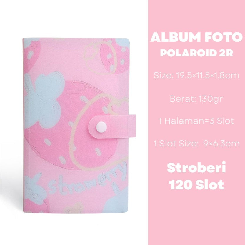 [READY] Aimilo Album Foto Polaroid Waterproof 120 Slot Buku Album Tempat Photocard Kpop Collect Book Binder Photocard Holder