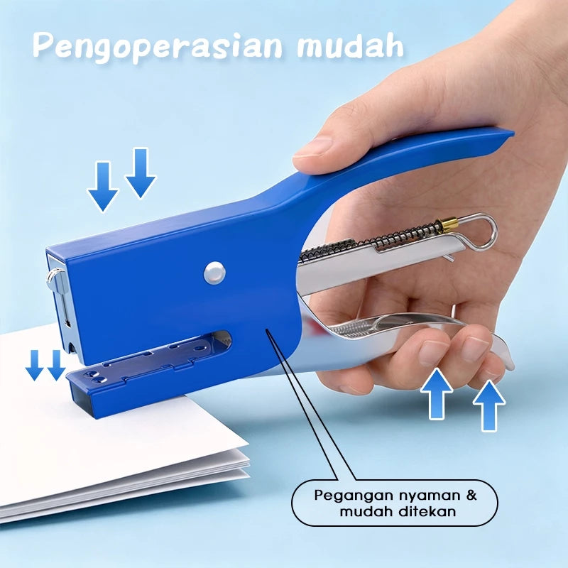 Aimilo Stepler Portable Staples No.10 Stapler Genggam 4 Warna Dapat Menjilid 20 Lembar