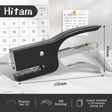 Aimilo Stepler Portable Staples No.10 Stapler Genggam 4 Warna Dapat Menjilid 20 Lembar