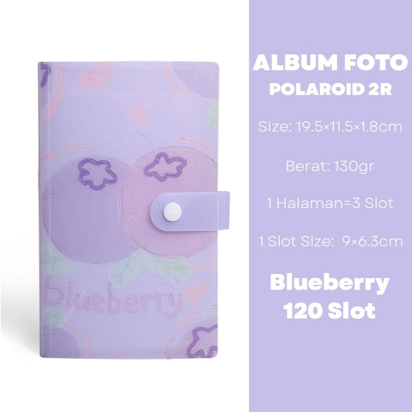 [READY] Aimilo Album Foto Polaroid Waterproof 120 Slot Buku Album Tempat Photocard Kpop Collect Book Binder Photocard Holder