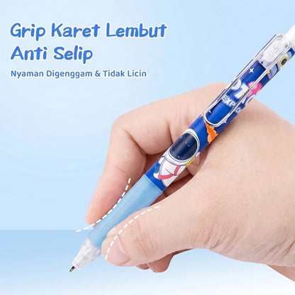 Aimilo Pensil Mekanik 0.5 mm Mechanical Pencil Set Isi Refill 20 Alat Tulis Sekolah