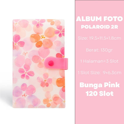 [READY] Aimilo Album Foto Polaroid Waterproof 120 Slot Buku Album Tempat Photocard Kpop Collect Book Binder Photocard Holder