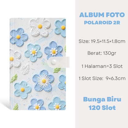 [READY] Aimilo Album Foto Polaroid Waterproof 120 Slot Buku Album Tempat Photocard Kpop Collect Book Binder Photocard Holder