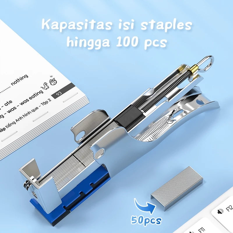 Aimilo Stepler Portable Staples No.10 Stapler Genggam 4 Warna Dapat Menjilid 20 Lembar