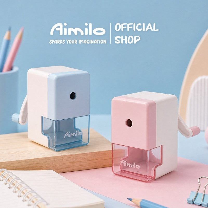 [READY] Aimilo Rautan Serutan Pensil Putar Hemat Tenaga & Cepat Raut Sharpener Pengserut Pensil Alat Tulis Sekolah